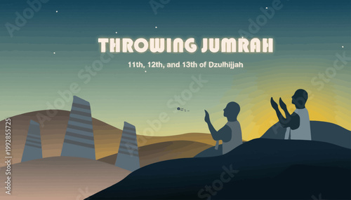 Commemorating the Stoning of the Devil Ritual in Islam during Hajj Pilgrimage