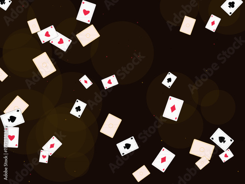 Casino Playing Cards Deck Pattern Design