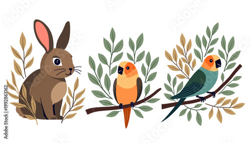 A charming illustration of a squirrel. Perfect for children's books, educational materials, or a playful touch to branding and designs. Evokes feeling