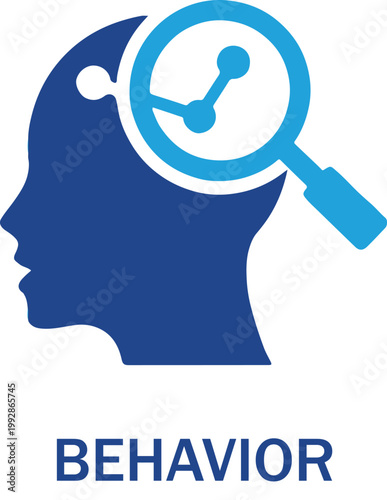 Human behavior analysis and psychological research concept illustration