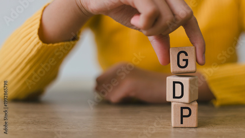 Fotografía GDP Growth concept