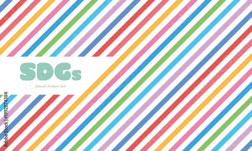 SDGsイメージの背景素材  ベクターイラスト