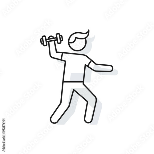 running man silhouette