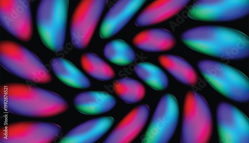 A mesmerizing and high-energy abstract digital composition featuring a swirling arrangement of elongated, organic shapes that follow a centrifugal motion against a pitch-black background.