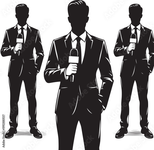 business people silhouettes