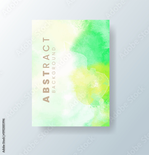 cards with bright colorful vector watercolor background. Design for your date, postcard, banner.