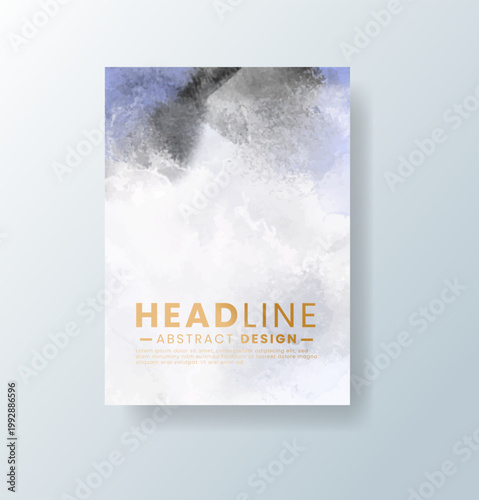 cards with bright colorful vector watercolor background. Design for your date, postcard, banner.