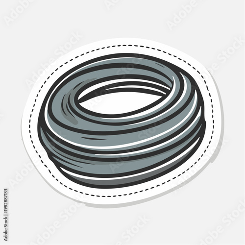 Tire Tread Pattern Illustration