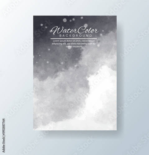 cards with bright colorful vector watercolor background. Design for your date, postcard, banner.