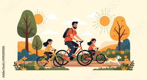 A serene and colorful floral illustration evokes feelings of growth and tranquility. Ideal for backgrounds, website graphics, or branding materials se