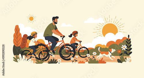 A serene, minimalist botanical illustration evokes the warmth of autumn. Ideal for seasonal marketing, website backgrounds, or adding a natural, invit