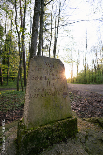 Gedenkstein im Landschaftspark