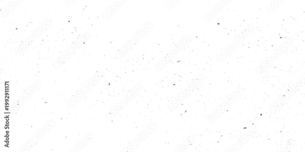 Fototapeta premium Black grunge texture with scattered speckles on white background vector illustration