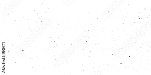 Black grunge texture with scattered speckles on white background vector illustration