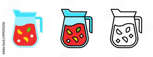 Sangria alcoholic fruit drink Spanish beverage pitcher