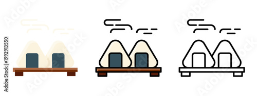 Onigiri Japanese rice ball traditional asian snack food