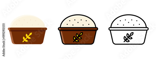 Flour wheat baking ingredient food cooking powder