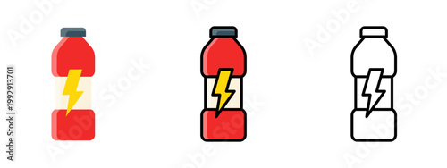 Energy drink sports bottle caffeine beverage fitness drink