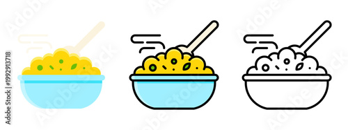 Fried rice asian dish bowl meal street food cuisine