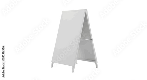 Minimal black silhouette icon, simple flat vector, bold black shape, no, no shading white aframe sign on a, flat icon style