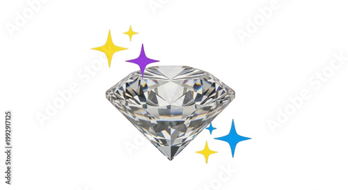 Minimal black silhouette icon, simple flat vector, bold black shape, no, no shading a sparkling diamond gemstone on a, flat icon style