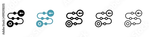 фотографія Business guideline vector icon set