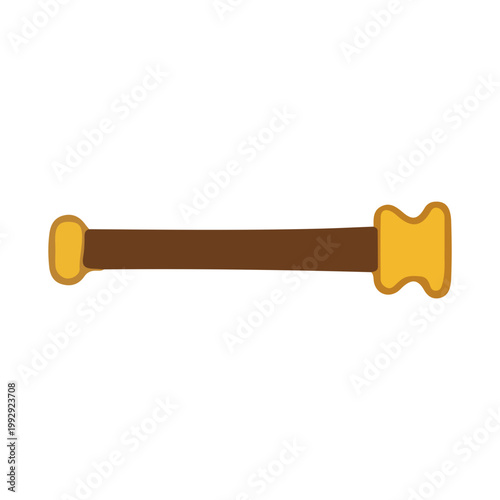 Vintage Pirate Spyglass Telescope Illustration