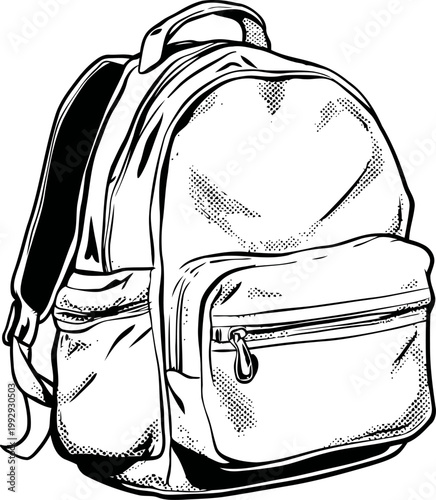 Backpack with multiple compartments and zipper pockets for travel, school, and outdoor use