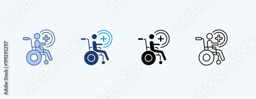 Injury Treatment Multiple Icon Illustration Vector