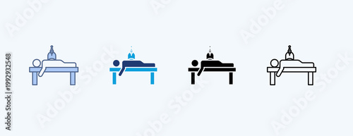 Cupping Multiple Icon Illustration Vector
