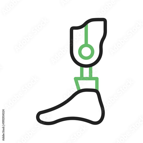 Prosthetic Leg Icon