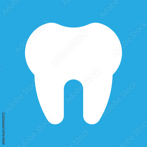 Tooth icon. Dental care concept.