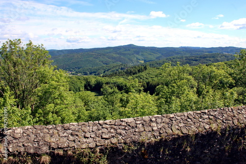 Eifelblick von der Nürburg aus