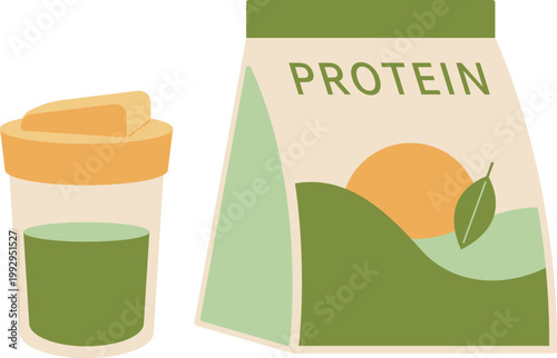 フィットネスのお供に抹茶味のプロテイン・Becoming the center of attention with matcha-flavored protein powder!