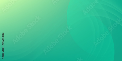 abstract background of realistic green curved gradient shading.  vector design concept. Decorative web layout or poster, banner