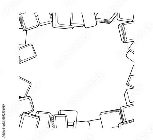 Artistic covers design. Frames with letters. Creative  backgrounds. Trendy futuristic design