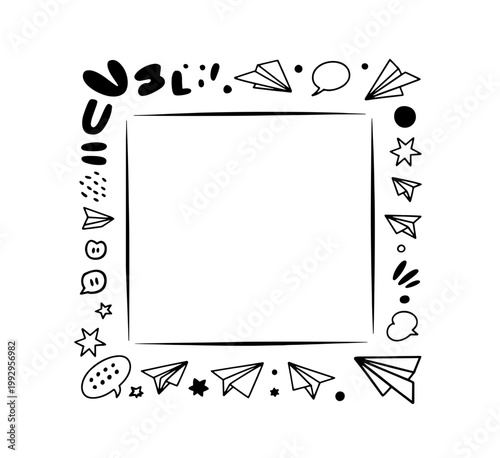 Artistic covers design. Frames with letters. Creative  backgrounds. Trendy futuristic design