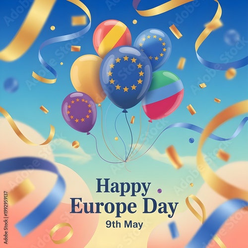 Europe Day Celebration Poster