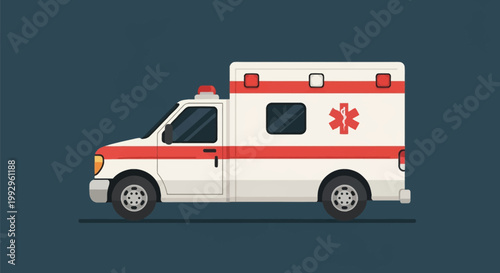 ambulance car vector illustration