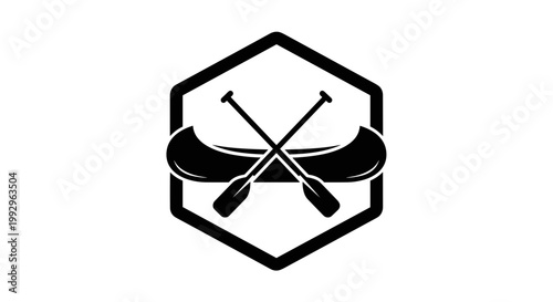 Rowing sports logo design.
