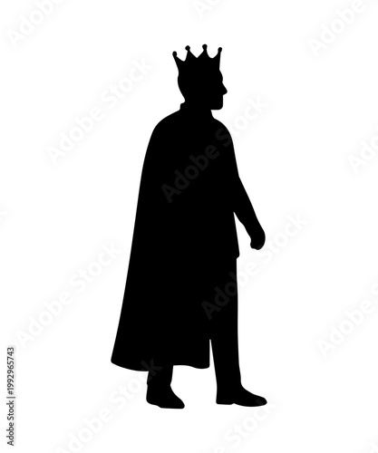 Royal king crown silhouette icon