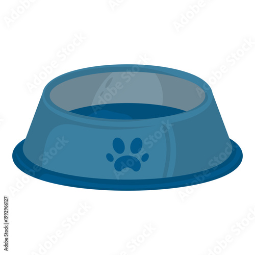 Pet Food Bowl Illustration