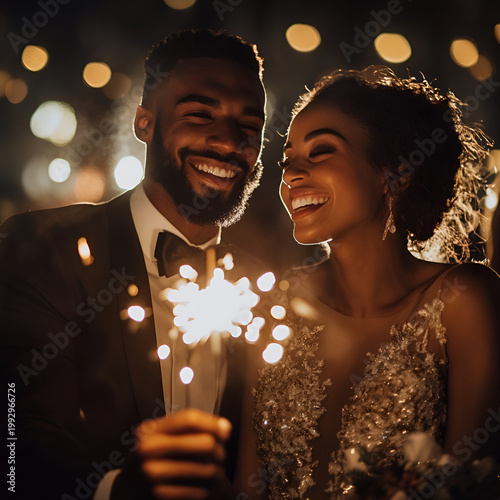Joyful celebration of love romantic evening wedding reception festive atmosphere intimate setting connection and happiness