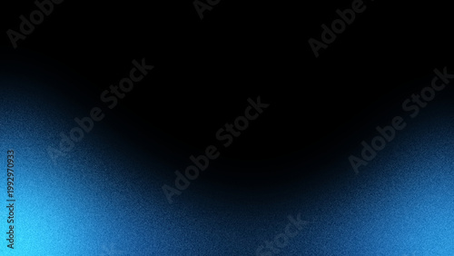 Grainy abstract gradient background displaying soft fluid blur in blue and cyan tones, for tech screen display and corporate software UI graphic.