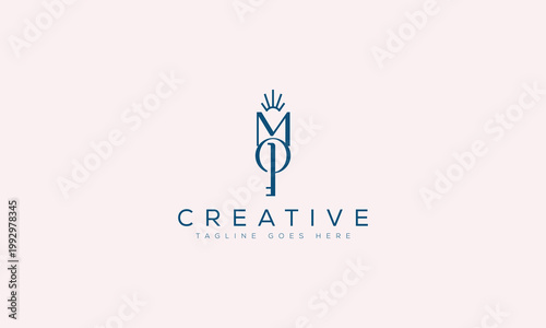 Photos Luxury crown mp monogram logo for sophisticated brand identity with monogram