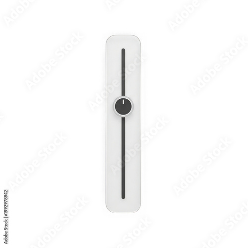 Vertical slider control bar with knob graphic for adjustment.