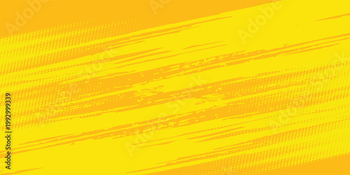 Modern Retro comic yellow background raster gradient halftone  stock vector sports