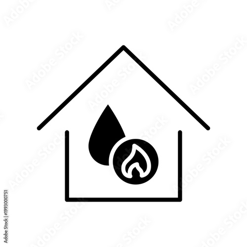 Natural gas icon vector. Propane Illustration sign. Gas supply symbol. gas storage logo.