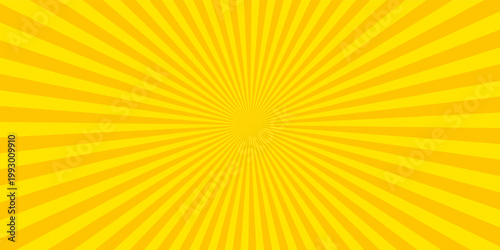 Background material: Yellow gradation illustration with concentrated lines