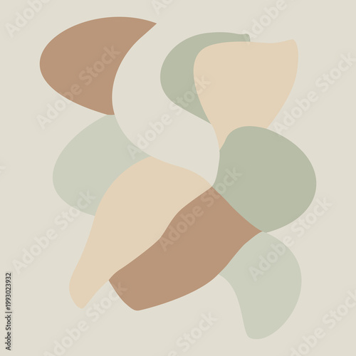 A wall art with a retro-style abstract motif. Suitable for any business.